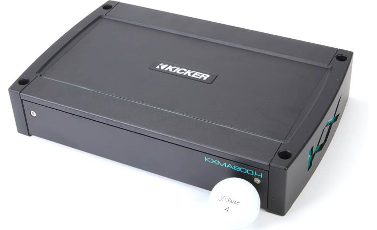 Kicker 48KXMA800.4 400W RMS KM Series 2-ohm Stable 4 Channel Class-D Marine Amplifier
