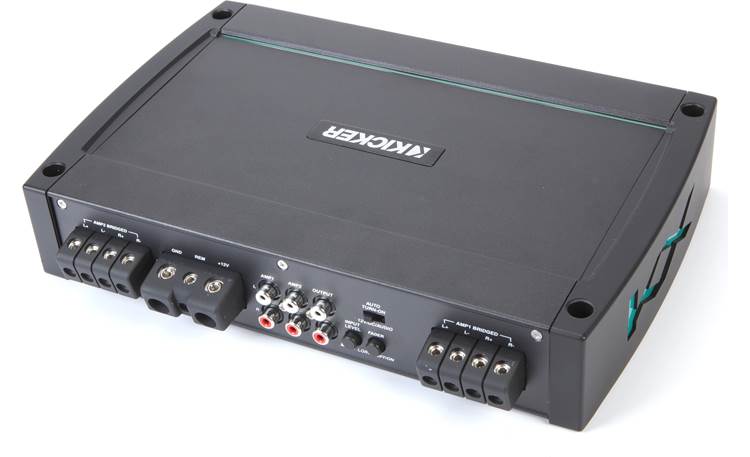 Kicker 48KXMA800.4 400W RMS KM Series 2-ohm Stable 4 Channel Class-D Marine Amplifier
