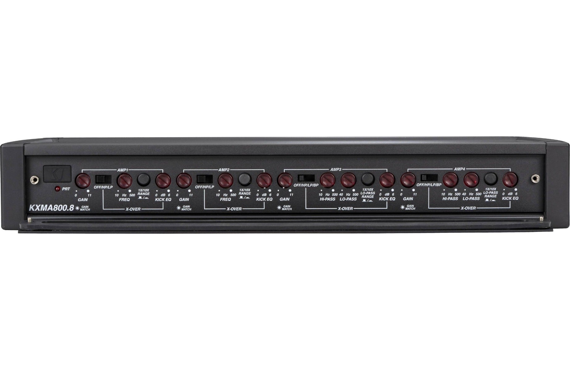 Kicker 48KXMA800.8 800W RMS KM Series 2-ohm Stable 8 Channel Class-D Marine Amplifier