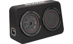 Kicker 48TCWRT672 Sealed downward-firing enclosure with CompRT® 6-3/4" shallow-mount subwoofer and passive radiator