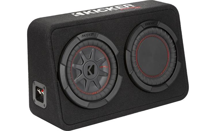 Kicker 48TCWRT672 Sealed downward-firing enclosure with CompRT® 6-3/4" shallow-mount subwoofer and passive radiator