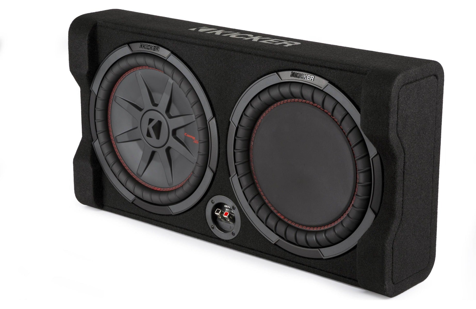 Kicker 48TRTP122 12” CompRT Downward-firing Subwoofer Thin Enclosurer