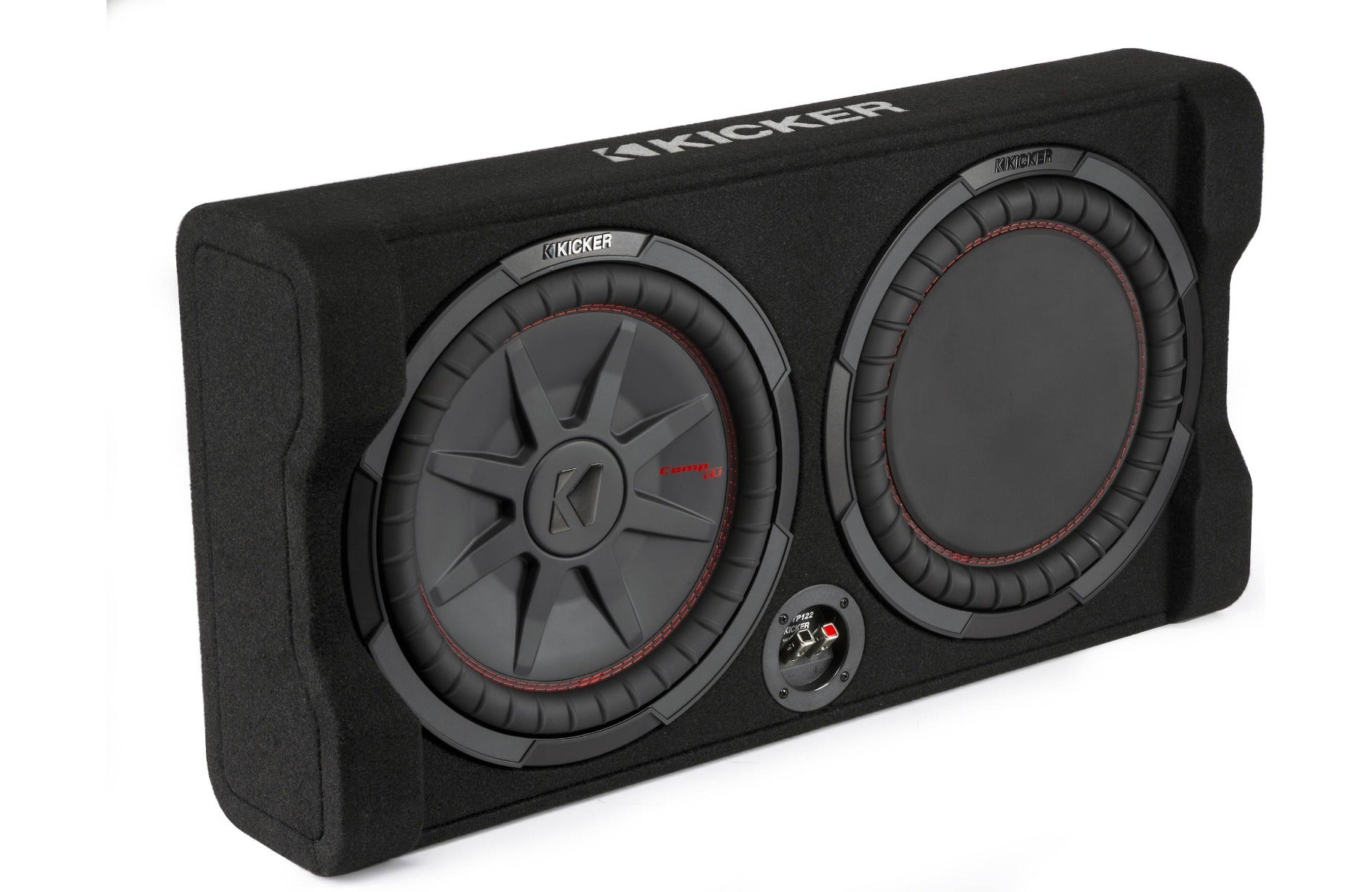 Kicker 48TRTP122 12” CompRT Downward-firing Subwoofer Thin Enclosurer