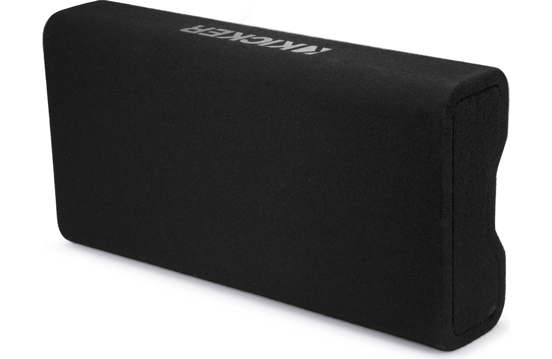 Kicker 48TRTP82 Sealed downward-firing enclosure with CompRT® 8" shallow-mount subwoofer and passive radiator