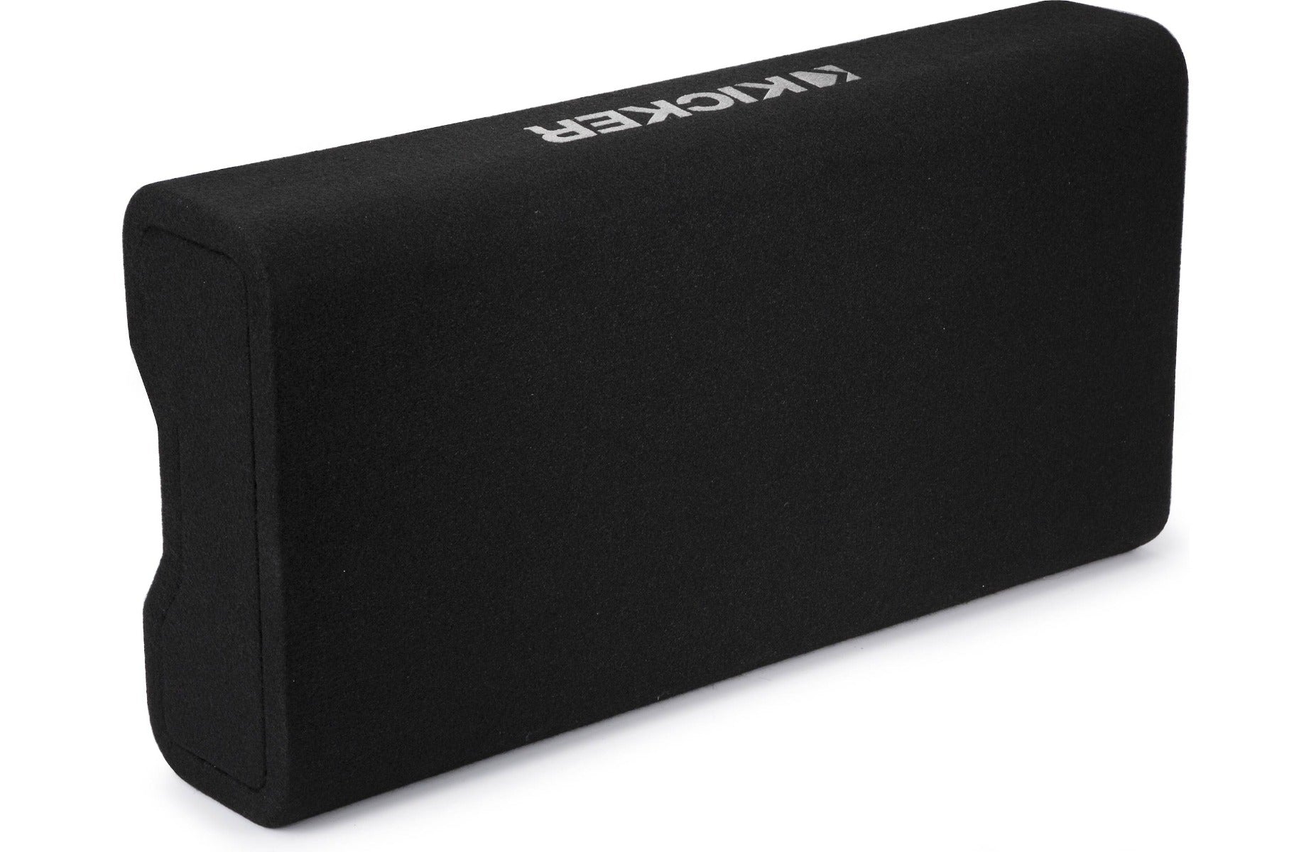 Kicker 48TRTP102 Sealed downward-firing enclosure with CompRT® 10" shallow-mount subwoofer and passive radiator