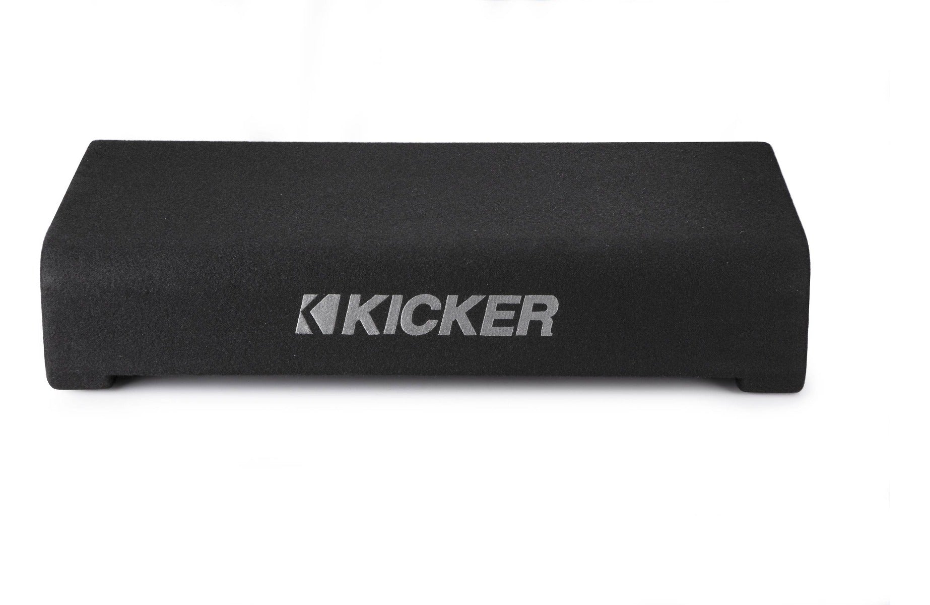 Kicker 48TRTP82 Sealed downward-firing enclosure with CompRT® 8" shallow-mount subwoofer and passive radiator