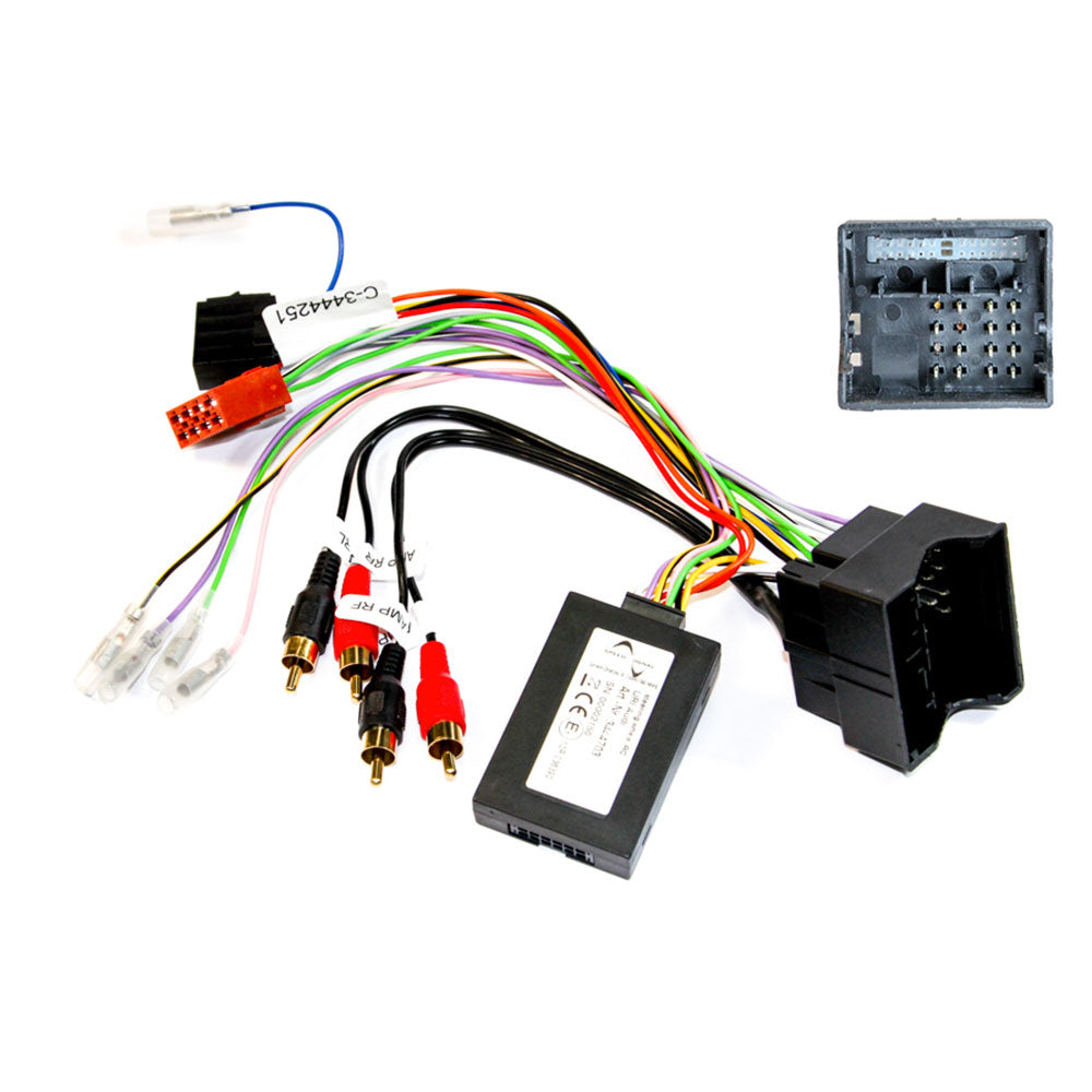 Audi A3, A4, TT Quadlock Steering wheel control interface (with amplifier turn on) 49-AUD-03