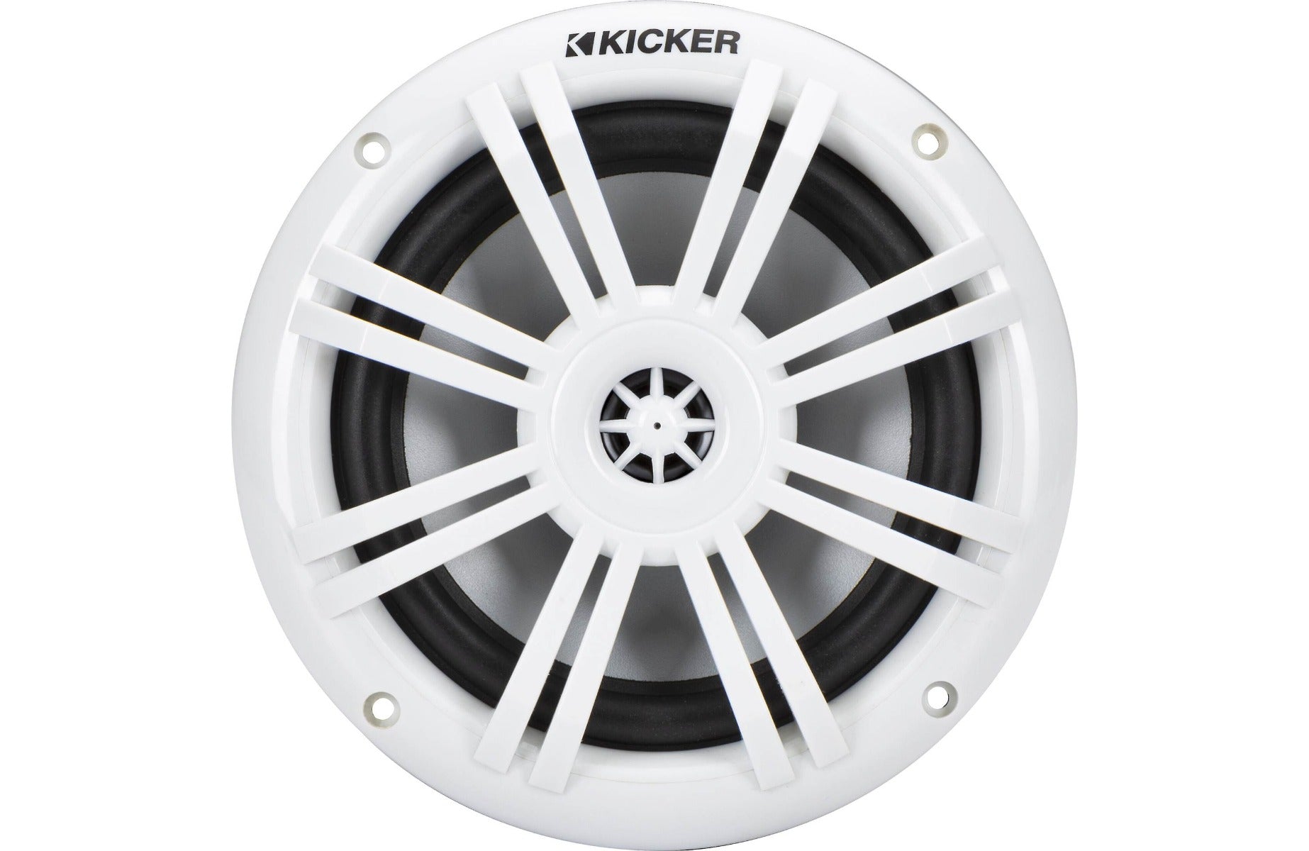 Kicker KM604W 6-1/2" 2-way marine speakers in White