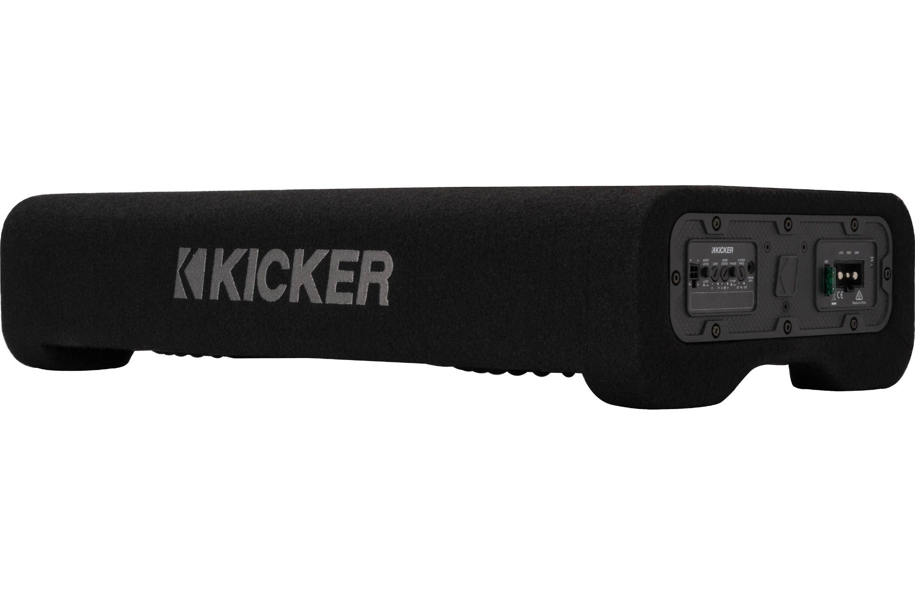 Kicker 51PTRTP10 800W Single Loaded 10" Sealed Down-firing Shallow Amplified Subwoofer Enclosure