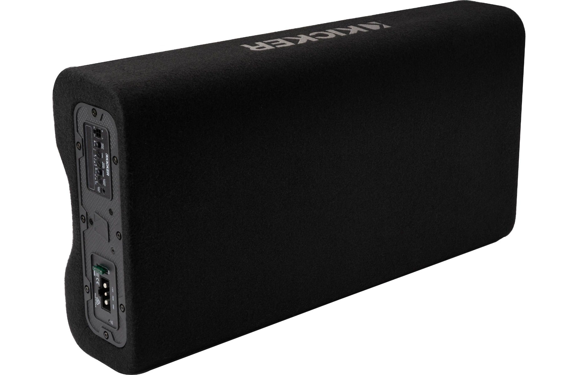 Kicker 51PTRTP10 800W Single Loaded 10" Sealed Down-firing Shallow Amplified Subwoofer Enclosure