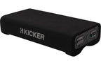 Kicker 51PTRTP12 1000W Single Loaded 12" Sealed Down-firing Shallow Amplified Subwoofer Enclosure