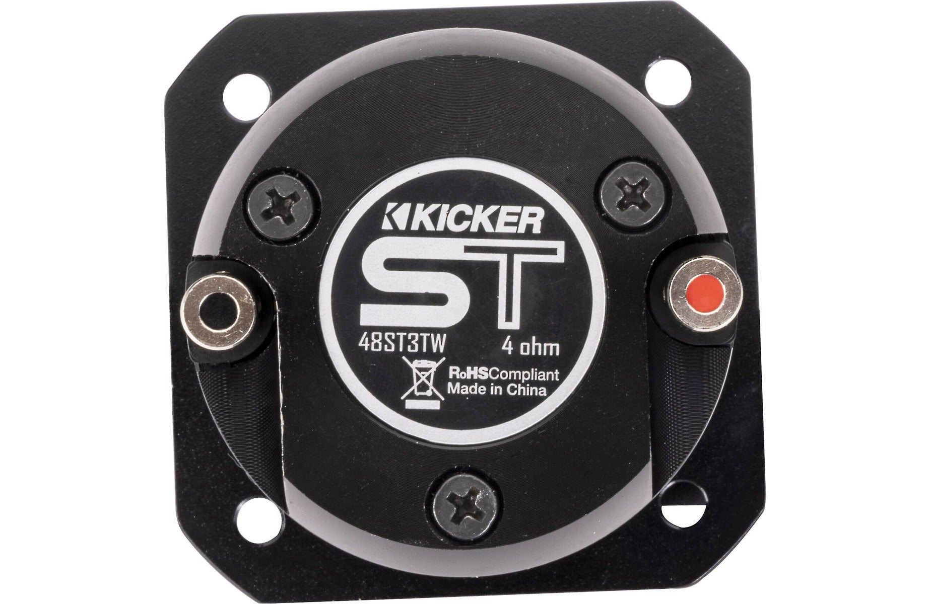 Kicker 49ST3TW ST-Series single 1" aluminum dome bullet tweeter SPL-level competition
