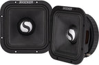 Kicker 49ST7MR4 100W ST-Series 7" 4-Ohm Square Midrange SPL-level competition Speakers Pair