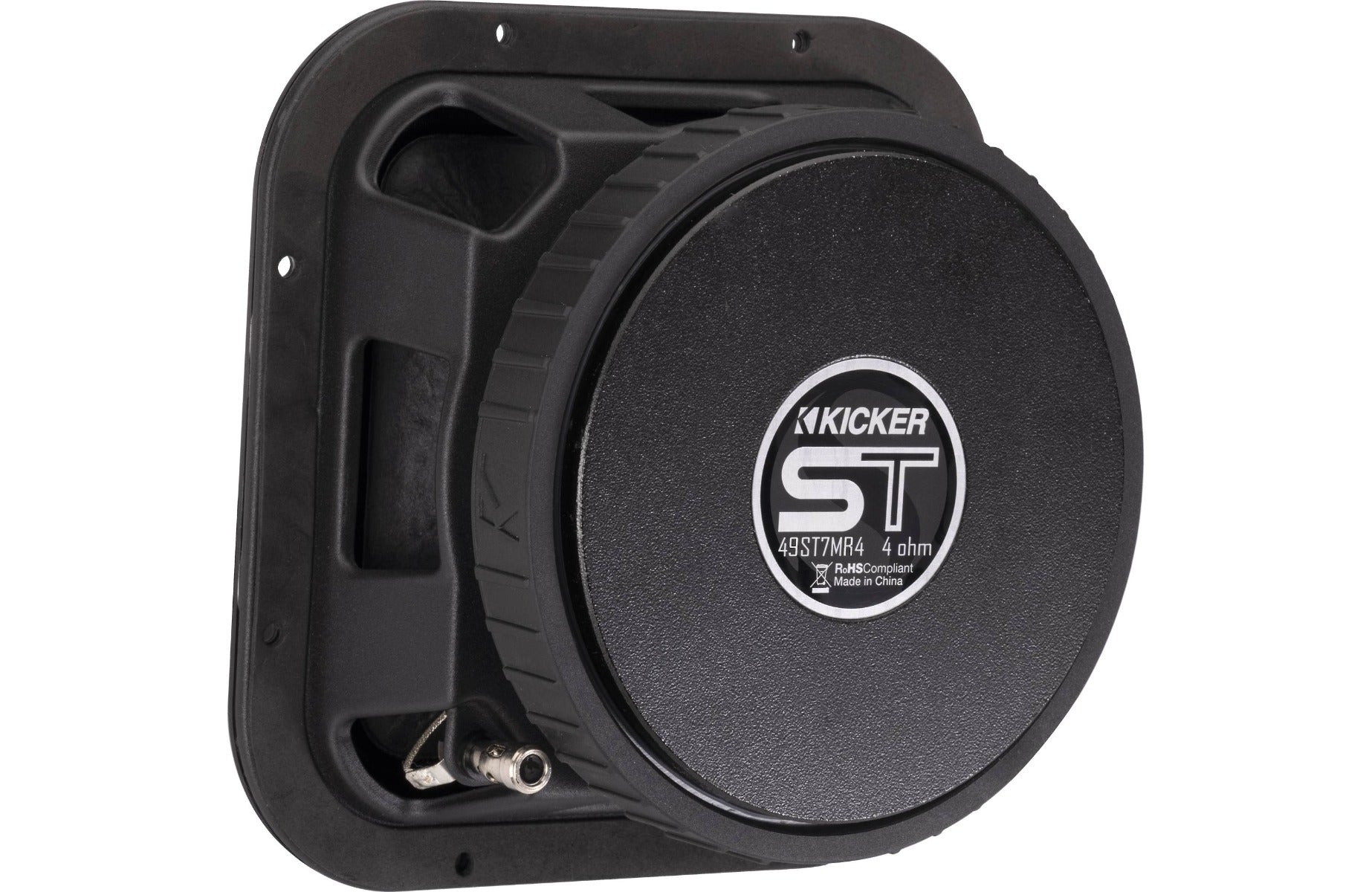 Kicker 49ST7MR4 100W ST-Series 7" 4-Ohm Square Midrange SPL-level competition Speakers Pair