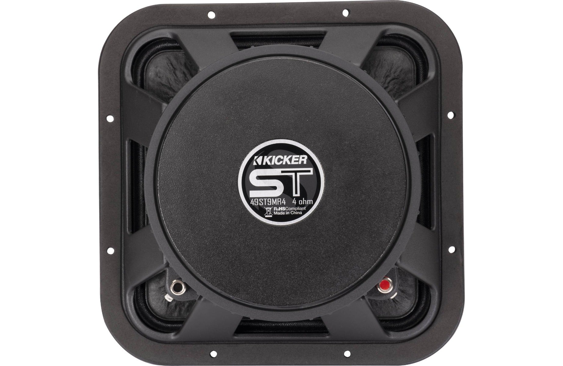 Kicker 49ST9MR4 600W SPL-level competition ST-Series 9” 4 Ohm Square Midrange Speakers Pair