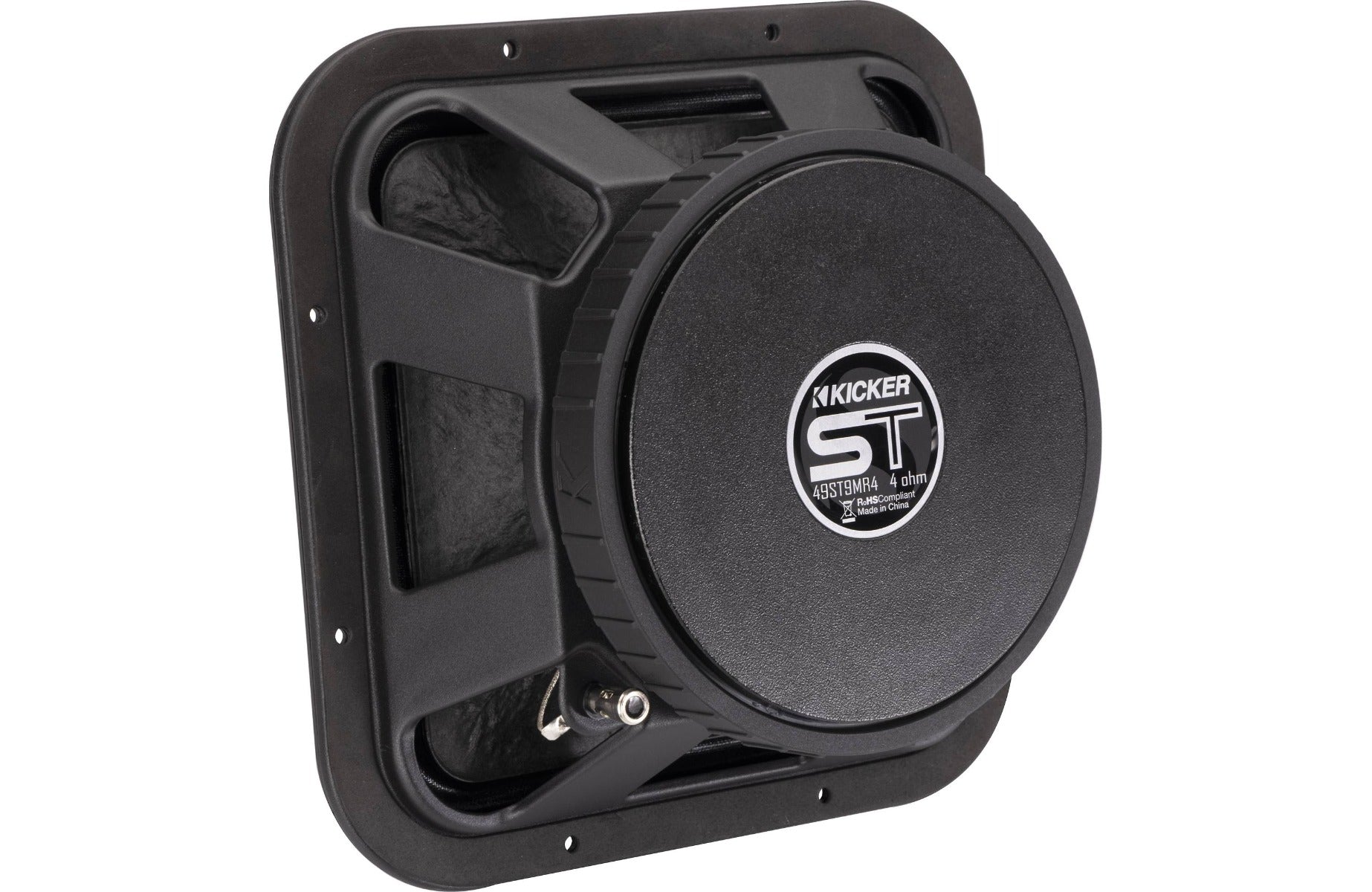 Kicker 49ST9MR4 600W SPL-level competition ST-Series 9” 4 Ohm Square Midrange Speakers Pair