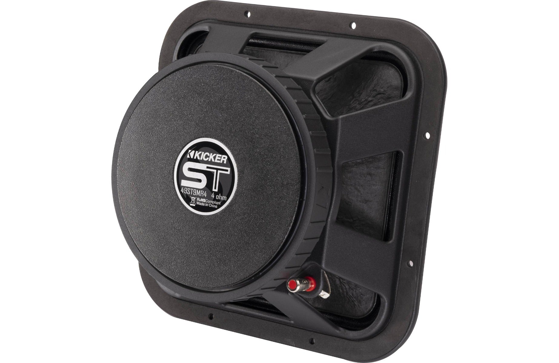Kicker 49ST9MR4 600W SPL-level competition ST-Series 9” 4 Ohm Square Midrange Speakers Pair