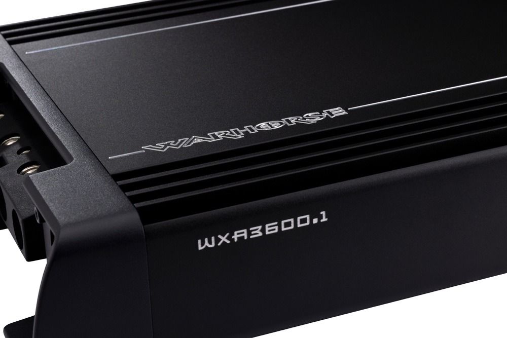 Kicker WXA3600.1 Warhorse mono subwoofer amplifier 3600 watts RMS x 1 at 1 ohm