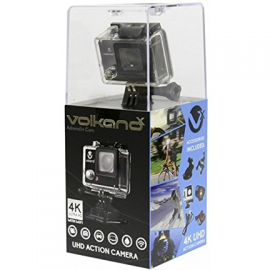 Volkano VBACAM-013BK Ultra HD 4K Adrenalin Action Camera - Black
