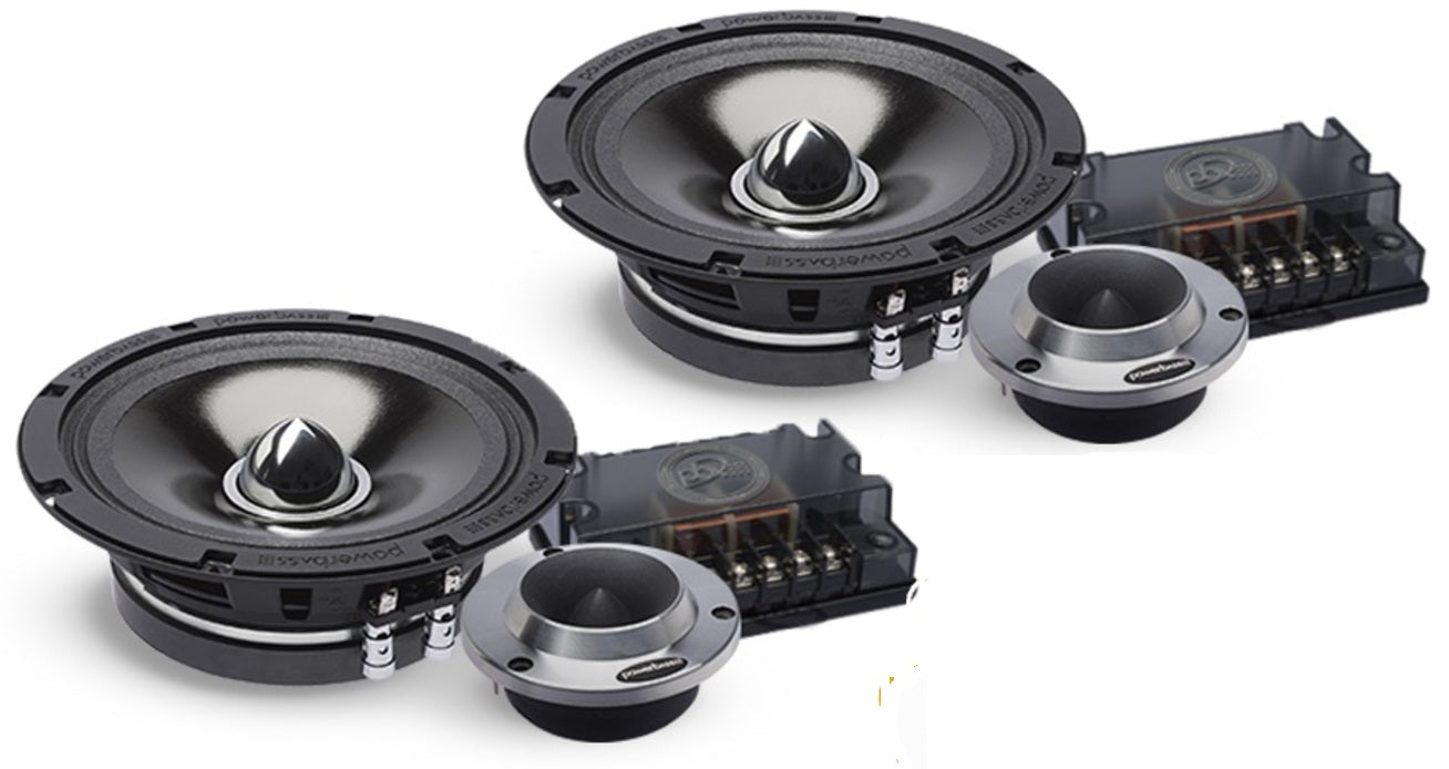 PowerBass 4XL-65C Shallow Mid-Range 6-1/2" 165mm Component Speaker System