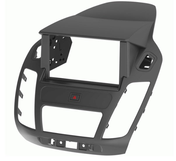 Ford Transit Connect (2018 onwards) Double DIN car audio fascia adapter panel (MATT BLACK) - 50-572