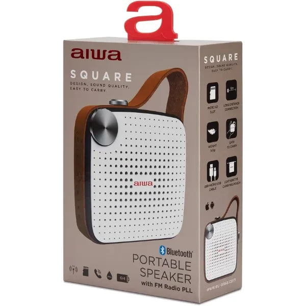 AIWA BS-100BK Portable Bluetooth Waterproof Speaker