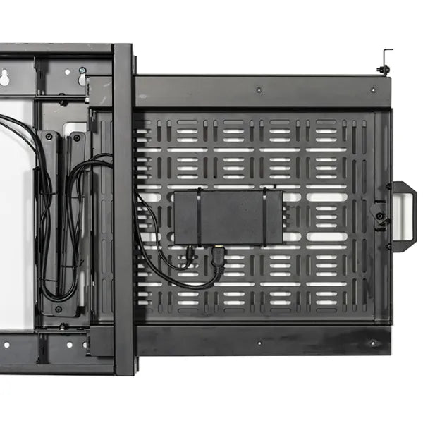 B-Tech BT7883/B Flat Screen Wall Mount with Slide-Out AV Storage Tray (VESA 600 x 400) (Copy)