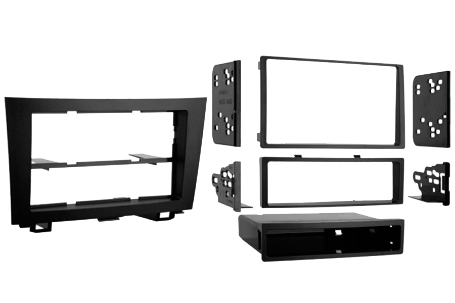 Honda CR-V 3rd Gen (2007-2011) Single/Double DIN car audio stereo fascia adapter (MATT BLACK) 50-330