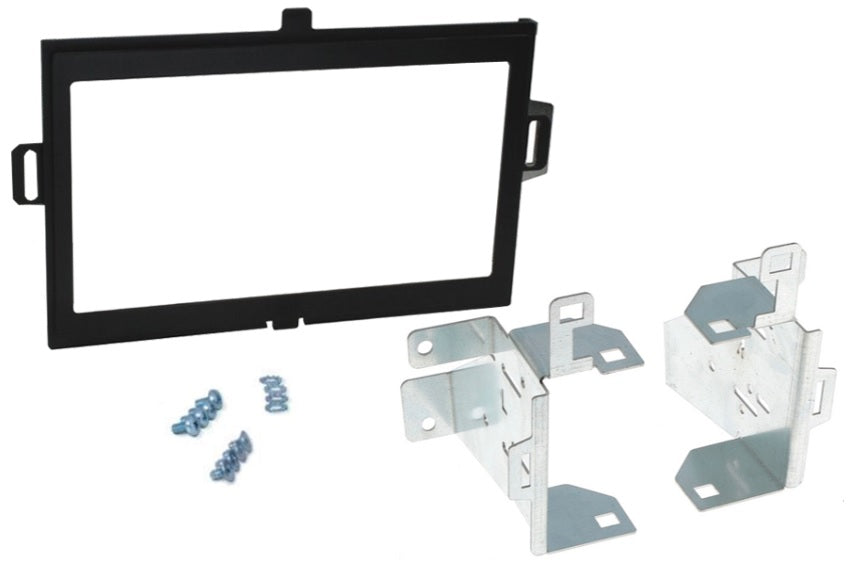 Mercedes Sprinter (2018 onward) Double DIN car audio fascia adapter panel (MATT BLACK) 50-402