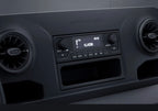 Mercedes Sprinter (2018 onward) Double DIN car audio fascia adapter panel (MATT BLACK) 50-402