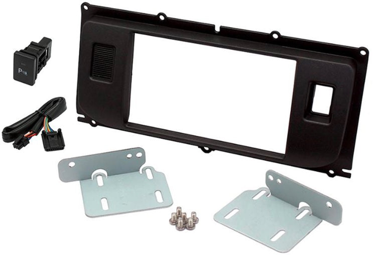 Range Rover Evoque (2011-2018) Double DIN car audio fascia adapter panel (DARK GREY) 50-407