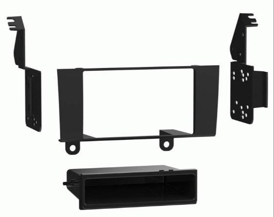 Lexus LS (1995-2000) Single or Double DIN car audio fascia adapter panel (MATT BLACK) 50-415