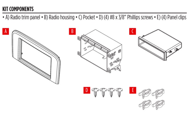 Volvo S80 (1999-2006) Single or Double DIN car audio fascia adapter panel (MATT GREY) 50-419