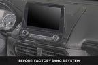 Ford Ecosport (2018-2022) Double DIN car audio fascia (MATT BLACK) 50-423