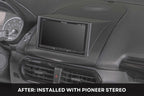 Ford Ecosport (2018-2022) Double DIN car audio fascia (MATT BLACK) 50-423