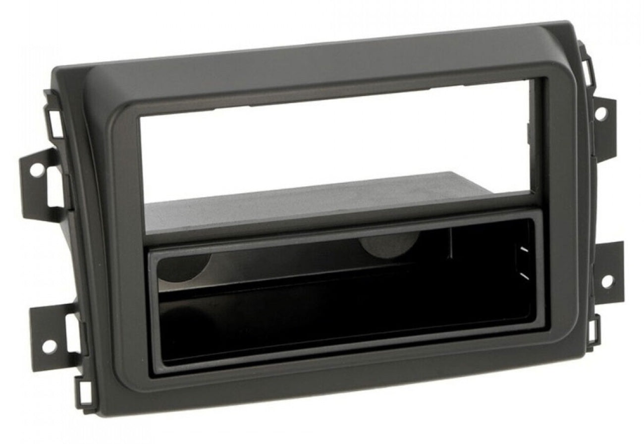 Vauxhall Movano 2022 onward Single DIN Car Radio Fascia adapter panel (MATT BLACK) 50-429