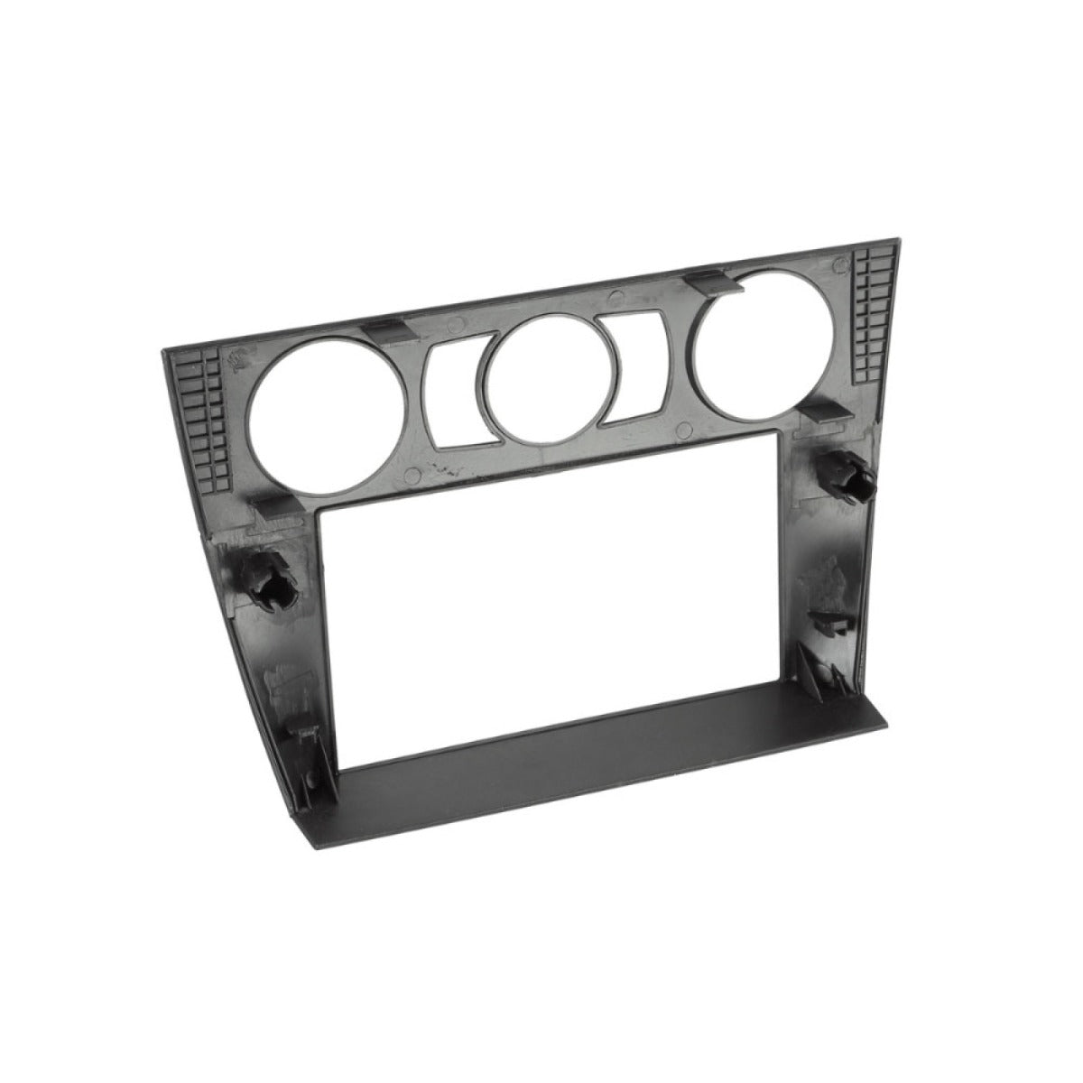 InCarTec 50-435 BMW 3 Series (2006-2011) Manual Air Con Double Din Car Radio Fascia (MATT BLACK)