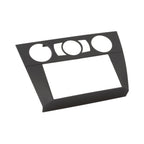 InCarTec 50-435 BMW 3 Series (2006-2011) Manual Air Con Double Din Car Radio Fascia (MATT BLACK)