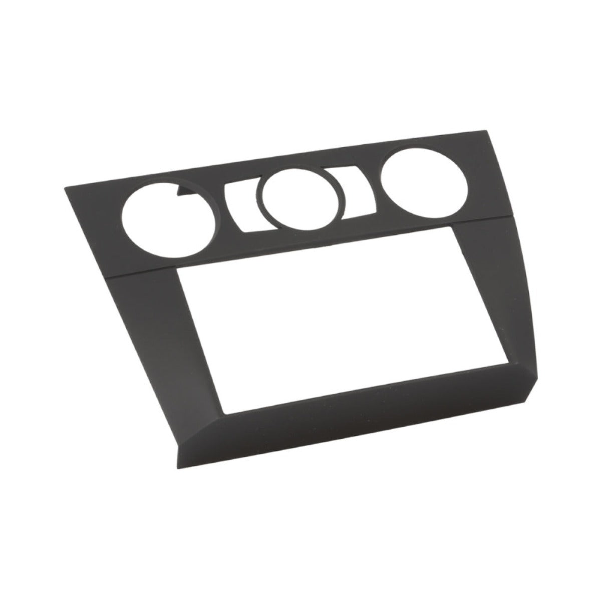 InCarTec 50-435 BMW 3 Series (2006-2011) Manual Air Con Double Din Car Radio Fascia (MATT BLACK)
