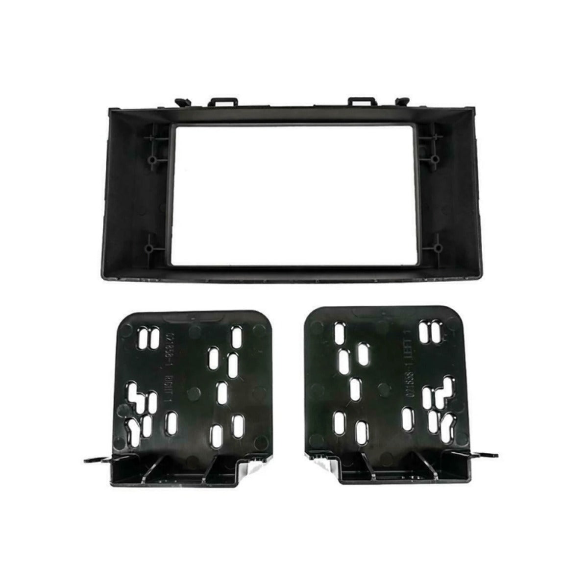 Kia Rio (2017 onwards) Double Din Car Stereo Radio Fascia Adaptor (MATT BLACK) 50-437