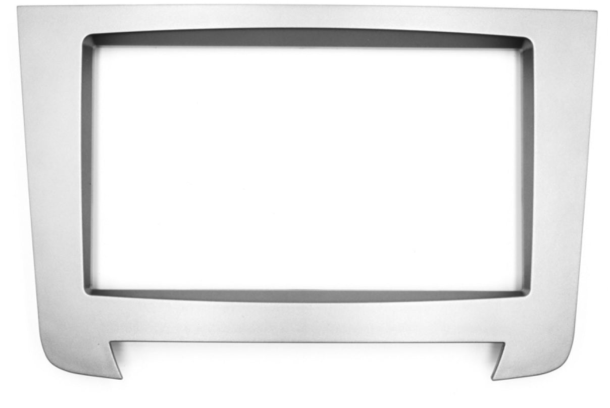 Ssangyong Rexton 2012-2017 Double DIN car audio fascia panel (SILVER) 50-579