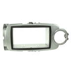 Toyota Yaris (2017-2020) Double DIN car audio fascia adapter panel and cage kit (SILVER) 50-624/1-D IncarTec 50-624/1-D