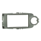 Toyota Yaris (2017-2020) Double DIN car audio fascia adapter panel and cage kit (SILVER) 50-624/1-D IncarTec 50-624/1-D
