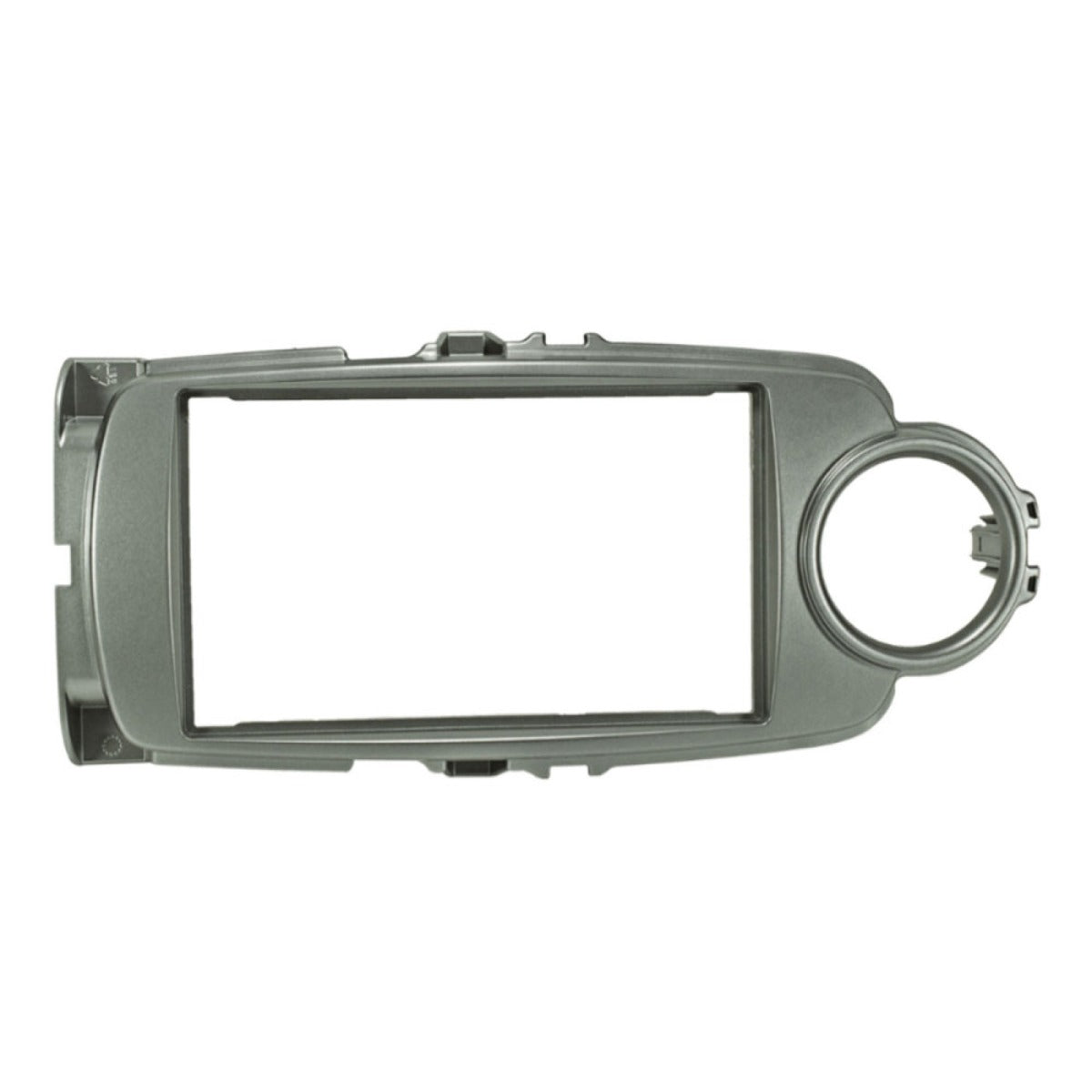 Toyota Yaris (2017-2020) Double DIN car audio fascia adapter panel and cage kit (SILVER) 50-624/1-D IncarTec 50-624/1-D