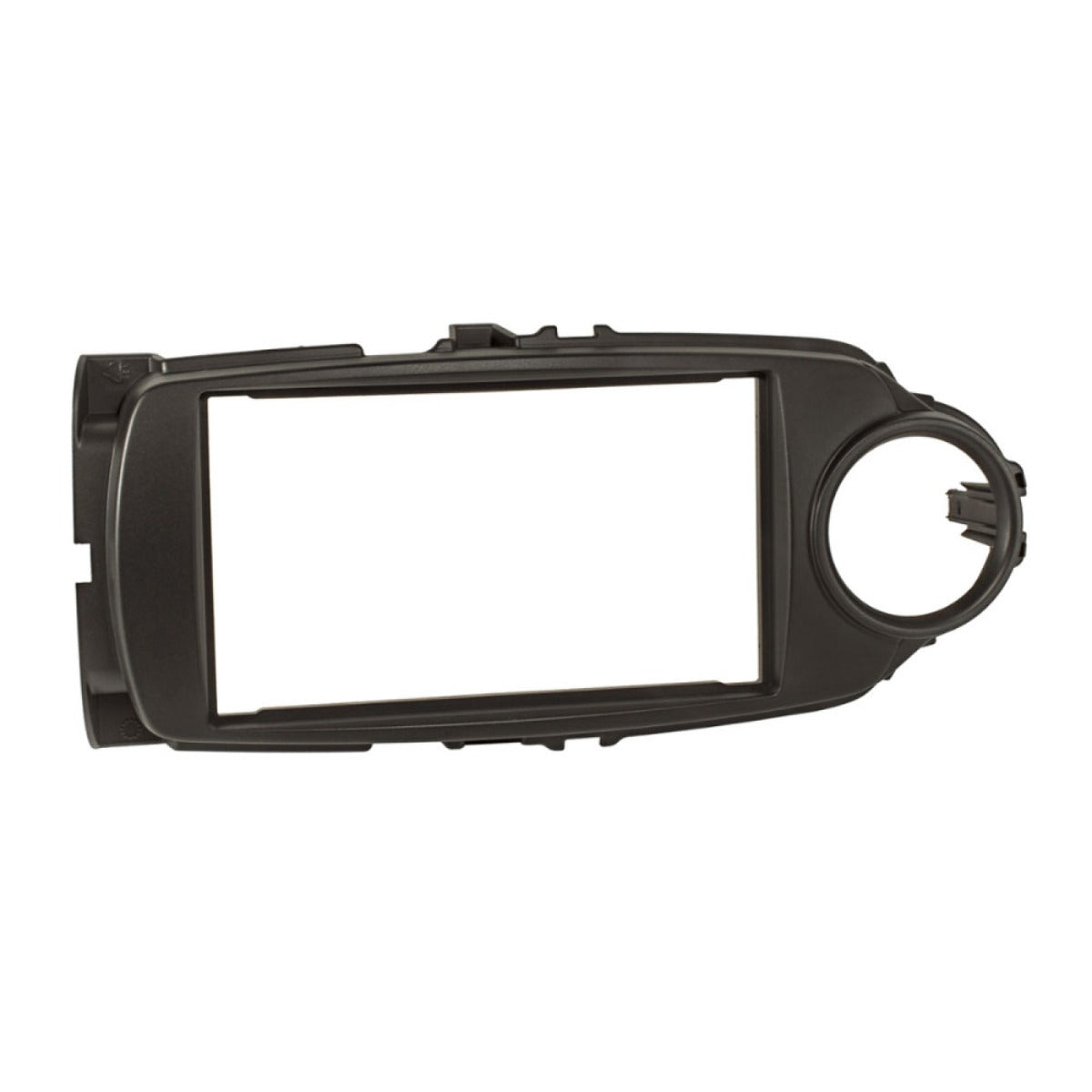 Toyota Yaris (2017-2020) Double DIN car audio fascia adapter panel and cage kit (Black) 50-624-D IncarTec 50-624/1-D
