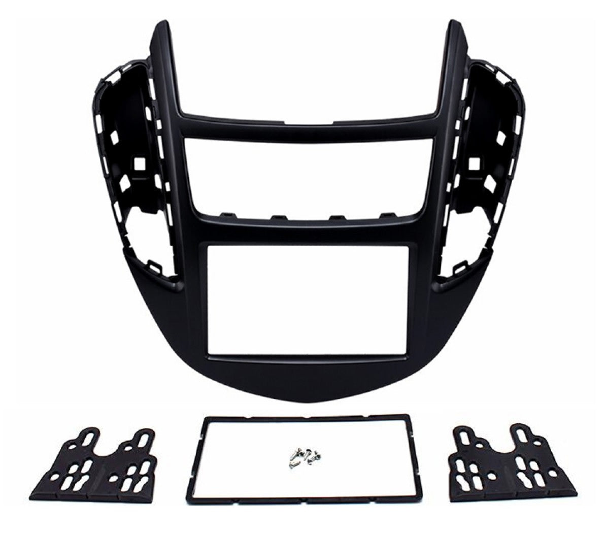 Chevrolet, Holden Trax (2013-2017) Double DIN car audio fascia adapter panel (MATT BLACK) 50-633