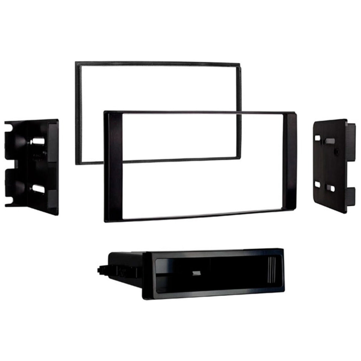 Nissan NV200 (2010-2019) Single/ Double DIN car audio stereo fascia adapter panel (MATT BLACK) 50-644