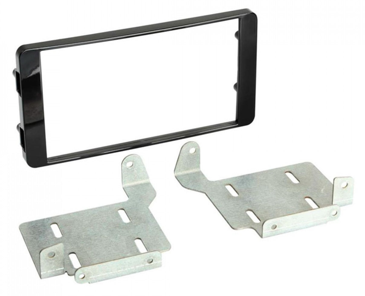 Mitsubishi ASX, Outlander Sport (2014 onwards) Double DIN car radio stereo fascia (without Silver Trim) PIANO BLACK 50-656