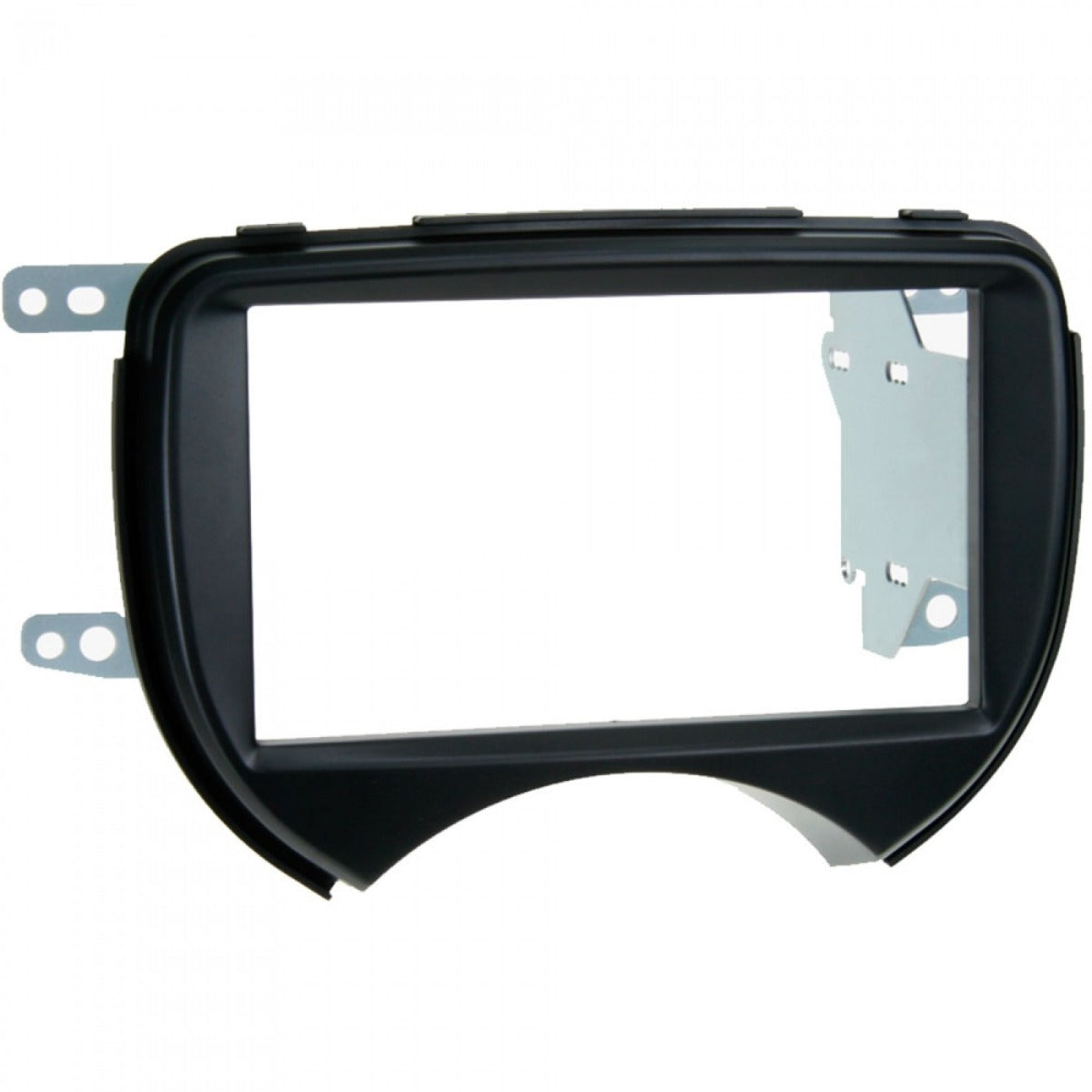 Nissan Micra K13 (2010-2017) Double DIN car radio fascia (MATT BLACK) 50-676