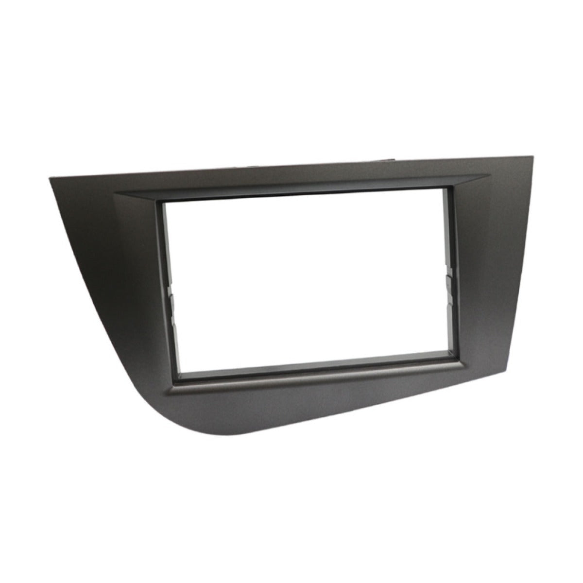 Seat Leon Mk2 (2005-2012) Double Din Car Audio Fascia Adaptor Panel (Gardena Silver)  InCarTec 50-684/3
